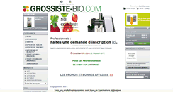 Desktop Screenshot of grossiste-bio.com